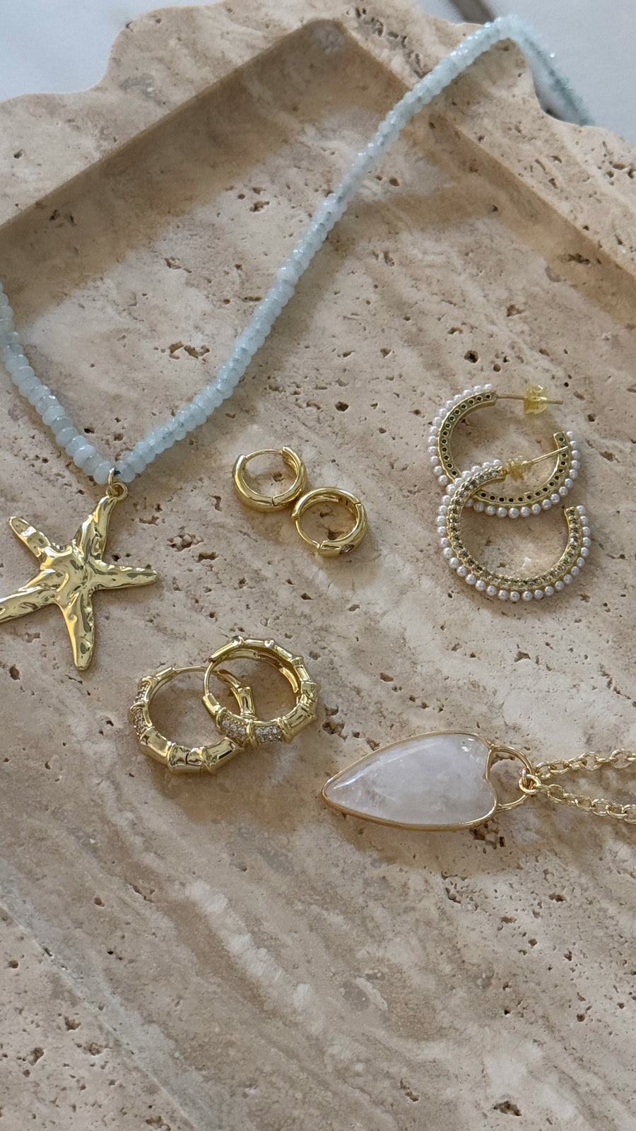 Indy Pearl Hoops
