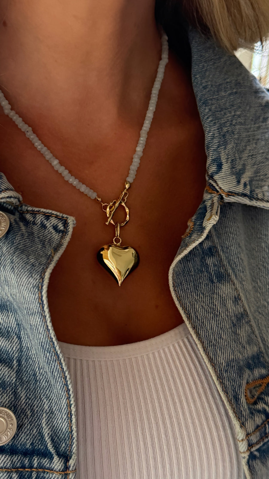 Bubble Heart Necklace