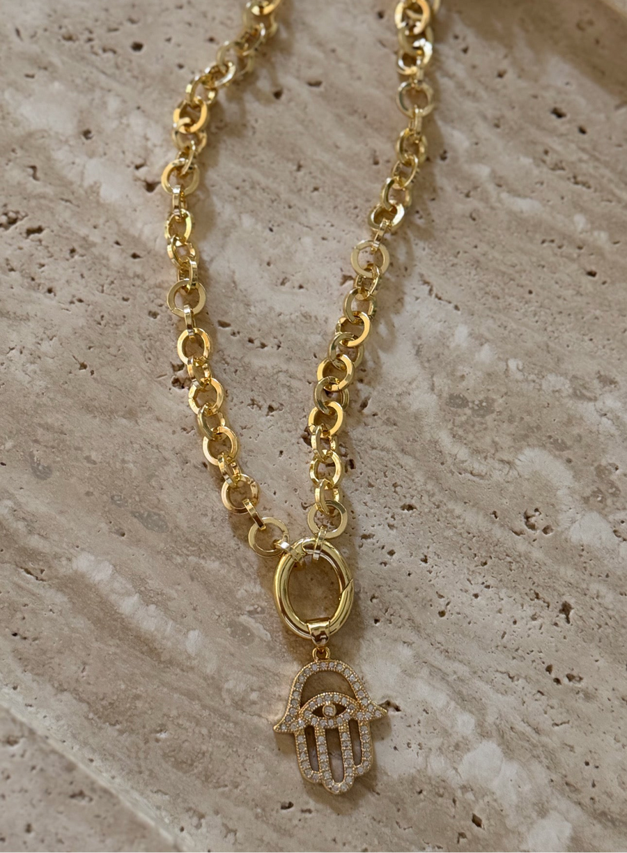 Protective Hamsa Necklace