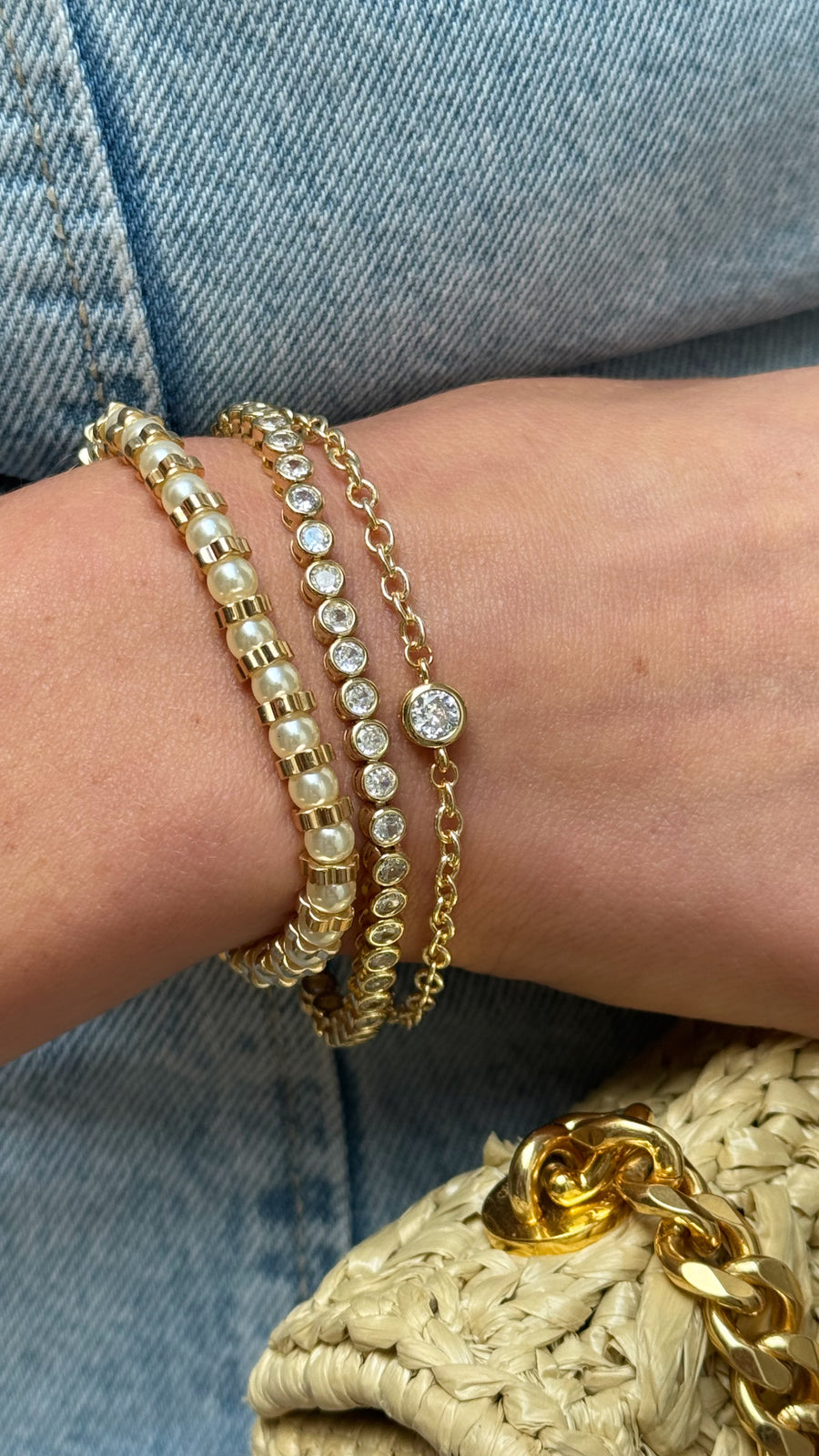 Bezel Tennis Bracelet