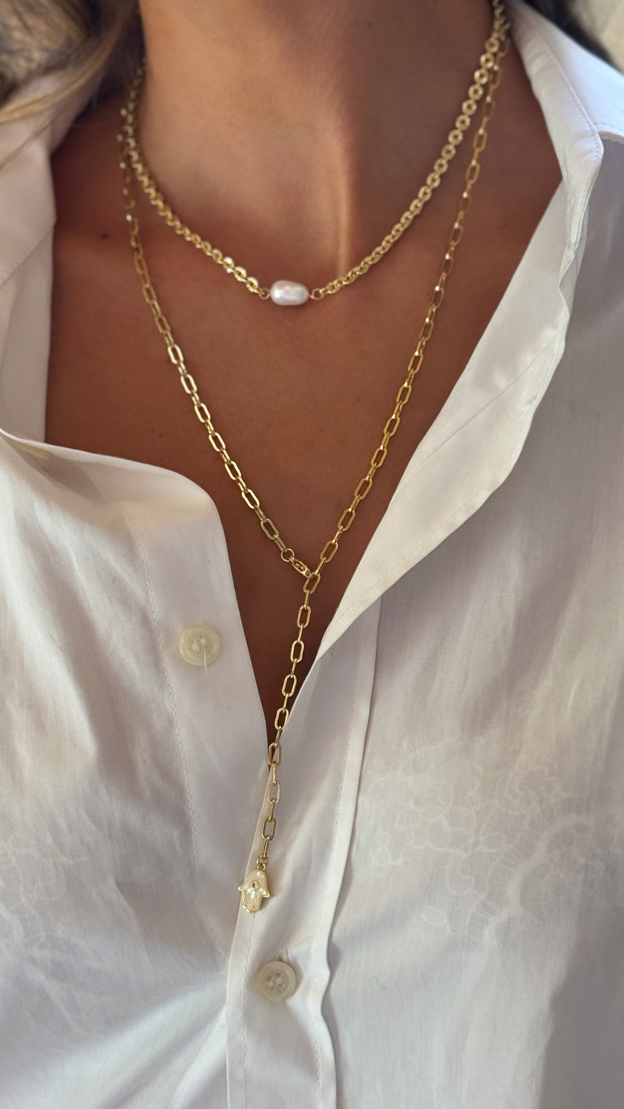 Mini Hamsa Lariat