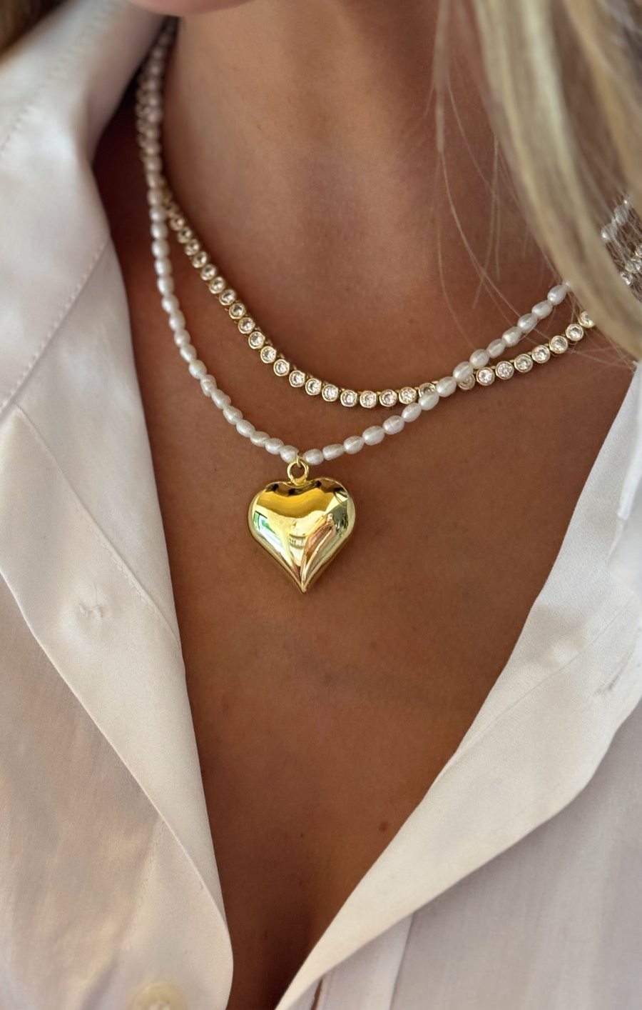 Amore Pearl Necklace
